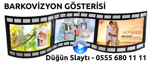  düğün slaytı barkovizyon gösterisi